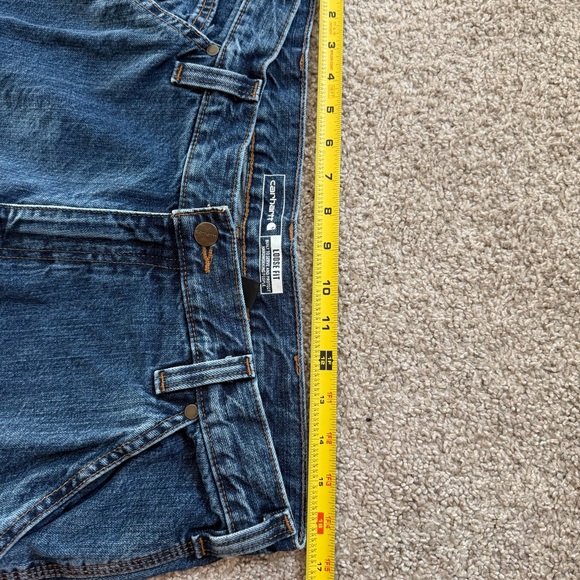 Carhartt Double Knee Loose Fit Workwear Jeans 33x34 Blue Denim 2022 - Picture 10 of 15